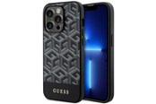 Telefon - Pokrowiec i etui - GUESS GUHMP14LHGCFSEK iPhone 14 Pro 6.1" black/black hardcase GCube Stripes MagSafe - 3666339112448