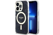Telefon - Pokrowiec i etui - GUESS GUHMP14LPCUMAK iPhone 14 Pro 6.1" black/black hardcase Marble MagSafe - 3666339118303