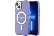 Telefon - Pokrowiec i etui - GUESS GUHMP14MHCMCGU iPhone 14 Plus 6.7" purple/purple hardcase Glitter Gold MagSafe - 3666339125677