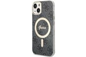 Telefon - Pokrowiec i etui - GUESS 4G MagSafe case for iPhone 14 - black - 3666339126834