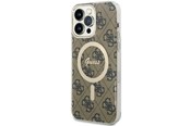 Telefon - Pokrowiec i etui - GUESS GUHMP14XH4STW iPhone 14 Pro Max 6.7" brown/brown hardcase 4G MagSafe - 3666339126902