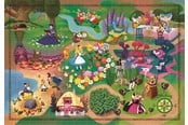 Puzzle - Clementoni Puzzle Story Maps Alice in Wonderland 1000 pieces Podłoga - 39785