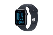 Smartwatch, zegarek i opaska sportowa - Apple Watch SE 3 GPS 44mm Midnight Aluminium Case with Navy Blue Sport Band - M/L - MJL94QN/A