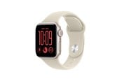 Smartwatch, zegarek i opaska sportowa - Apple Watch SE 3 GPS + Cellular 40mm Starlight Aluminium Case with Sand Sport Band - S/M - MJLC4QN/A