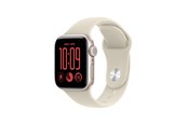 Smartwatch, zegarek i opaska sportowa - Apple Watch SE 3 GPS + Cellular 40mm Starlight Aluminium Case with Sand Sport Band - M/L - MJLE4QN/A