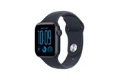 Smartwatch, zegarek i opaska sportowa - Apple Watch SE 3 GPS + Cellular 40mm Midnight Aluminium Case with Navy Blue Sport Band - M/L - MJLJ4QN/A