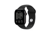 Smartwatch, zegarek i opaska sportowa - Apple Watch Series 12 GPS 42mm Black Aluminium Case with Black Sport Band - S/M - MJEA4QN/A