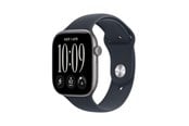 Smartwatch, zegarek i opaska sportowa - Apple Watch Series 12 GPS 46mm Space Grey Aluminium Case with Navy Blue Sport Band - M/L - MJEJ4QN/A