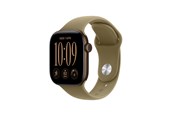 Smartwatch, zegarek i opaska sportowa - Apple Watch Series 12 GPS + Cellular 42mm Dark Bronze Aluminium Case with Olive Sport Band - M/L - MJG54QN/A