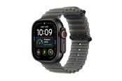 Smartwatch, zegarek i opaska sportowa - Apple Watch Ultra 4 GPS + Cellular 49mm Black Titanium Case with Translucent Black Ocean Band - MJAY4DH/A