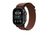 Smartwatch, zegarek i opaska sportowa - Apple Watch Ultra 4 GPS + Cellular 49mm Black Titanium Case with Burgundy Alpine Loop - L - MJC24DH/A