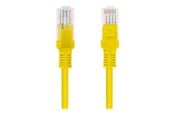 Kabel sieciowy - Lanberg patch cable - 50 cm - yellow RAL 1028 - Żółty - PCU5-10CC-0050-Y