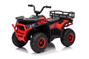 Rowerki i chodziki - Azeno 24V Hunter II z 4x24V silnikami, gumowymi kołami i skórzanym siedzeniem - 6951427