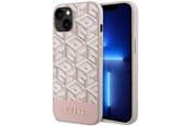 Telefon - Pokrowiec i etui - GUESS GUHMP14MHGCFSEP iPhone 14 Plus 6.7" pink/pink hard case GCube Stripes MagSafe - 3666339112516