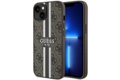 Telefon - Pokrowiec i etui - GUESS GUHMP14MP4RPSW iPhone 14 Plus 6.7" brown/brown hardcase 4G Printed Stripes MagSafe - 3666339119782