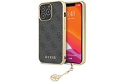 Telefon - Pokrowiec i etui - GUESS 4G Charms Collection case for iPhone 14 Pro - gray - 3666339169879