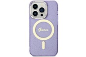 Telefon - Pokrowiec i etui - GUESS GUHMN61HCMCGU iPhone 11 / Xr 6.1" purple/purple hardcase Glitter Gold MagSafe - 3666339125608