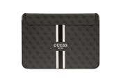 Akcesoria komputerowe - GUESS 4G Printed Stripes cover for a 14" laptop - black - 3666339120511
