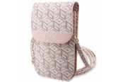 Torba, plecak i pokrowiec na laptopa - GUESS Handbag GUWBHGCFSEP pink/pink GCube Stripe - 3666339112769