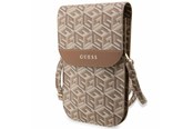 Torba, plecak i pokrowiec na laptopa - GUESS Handbag GUWBHGCFSEW brown/brown GCube Stripe - 3666339112752
