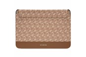 Akcesoria komputerowe - GUESS GCube Stripes case for a 14" laptop - brown - 3666339112363