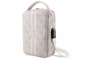 Torba, plecak i pokrowiec na laptopa - GUESS Bag GUHBP4RPSP Organizer pink/pink 4G Printed Stripes - 3666339120313