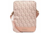 Torba, plecak i pokrowiec na laptopa - GUESS Bag GUTB10HGCFSEP 10" pink/pink GCube Stripe Tablet Bag - 3666339120382