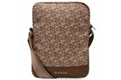 Torba, plecak i pokrowiec na laptopa - GUESS Bag GUTB10HGCFSEW 10" brown/brown GCube Stripe Tablet Bag - 3666339120368