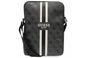 Torba, plecak i pokrowiec na laptopa - GUESS Bag GUTB10P4RPSK 10" black/black 4G Stripes Tablet Bag - 3666339120429