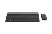 Klawiatura - Logitech Slim Wireless Combo MK470 - Zestaw klawiatura i mysz - Belgia - Szary - 920-009194