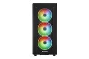 Obudowa komputerowa - Sharkoon TG6M RGB - tower - ATX - Obudowa komputerowa - Tower - Czarny - 4044951032136