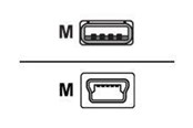 Kabel USB - Sharkoon - USB cable - mini-USB Type B to USB - 2 m - 4044951015573