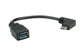 Kabel USB - Roline - USB-C adapter - USB-C to USB Type A - 15 cm - 11.02.9031