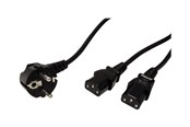 Kabel zasilający (wewnętrzny) - Roline - power cable - power CEE 7/7 to power IEC 60320 C13 - 2 m - 19.08.1022