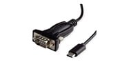 Adapter Sieciowy (karta sieciowa, serwer druku, itp.) - Roline VALUE - serial adapter - USB-C - RS-232 x 1 - 12.99.1162