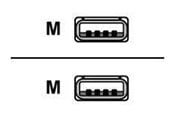 Kabel USB - Roline - USB cable - USB to USB - 4.5 m - 11.02.8945
