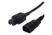 Kabel zasilający (wewnętrzny) - Bachmann - power cable - IEC 60320 C14 to IEC 60320 C15 - 2 m - 356.1240