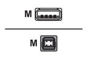 Kabel USB - Sharkoon - USB cable - USB Type B to USB - 2 m - 4044951015269
