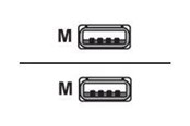 Kabel USB - Alcasa electronik Good Connections - USB cable - USB to USB - 50 cm - 2212-AA05