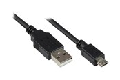 Kabel USB - Alcasa electronik Good Connections - USB cable - USB to Micro-USB Type B - 3 m - 2510-MB03