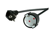 Kabel zasilajacy (zewnetrzny) - Roline VALUE - power extension cable - power CEE 7/7 to power CEE 7/7 - 10 m - 19.99.1168