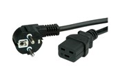 Kabel zasilający (wewnętrzny) - Roline VALUE - power cable - power CEE 7/7 to IEC 60320 C19 - 2 m - 19.99.1552