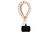 Telefon - Inne akcesoria - GUESS GUOUCBMC4MP Universal Big Hand Strap case - pink Acrylic 4G Charm - 3666339170707