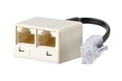 Kabel sieciowy - METZ UAE network adapter - 10 cm - pearl white - Biały - 0.1m - 130607440101-E