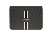 Akcesoria komputerowe - GUESS 4G Printed Stripes cover for a 16" laptop - black - 3666339120528