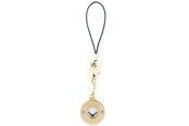 Telefon - Inne akcesoria - GUESS case GUCPMHGLD Phone Strap Heart Diamond Charm with Rhinestones - 3666339171346