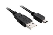 Kabel USB - Sharkoon - USB cable - USB to mini-USB Type B - 50 cm - 4044951015559