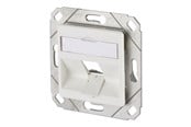 Akcesoria sieciowe - METZ Connect flush mount outlet - trunking installation unequipped - 130B20D11102KE