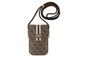 Torba, plecak i pokrowiec na laptopa - GUESS GUOWBP4RPSW handbag - brown 4G Stripes - 3666339132217
