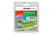 Tusz, toner i material eksploatacyjny - Agfa Photo - cyan - compatible - ink cartridge (alternative for: Brother LC1220C) - APB1220CD